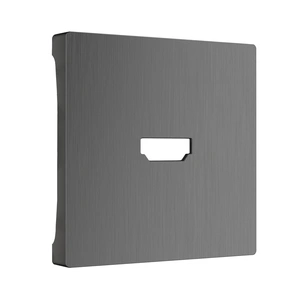 Изображение Накладка для розетки HDMI (графит рифленый) W1196004