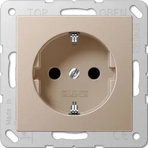 Изображение Розетка с заземлением 16А 250В A creation шампань A1520CH Jung
