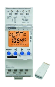 Изображение Таймер цифровой недельный Theben TR 611 top2 24V (6114100)