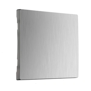 Изображение Клавиша для выключателя перекрестного (серебряный рифленый) W1119009