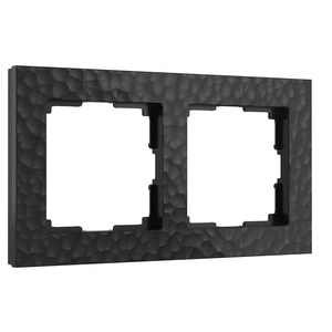 Изображение Рамка на 2 поста (черный) W0022408