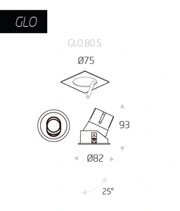 Изображение Точечный светодиодный светильник GLOS S